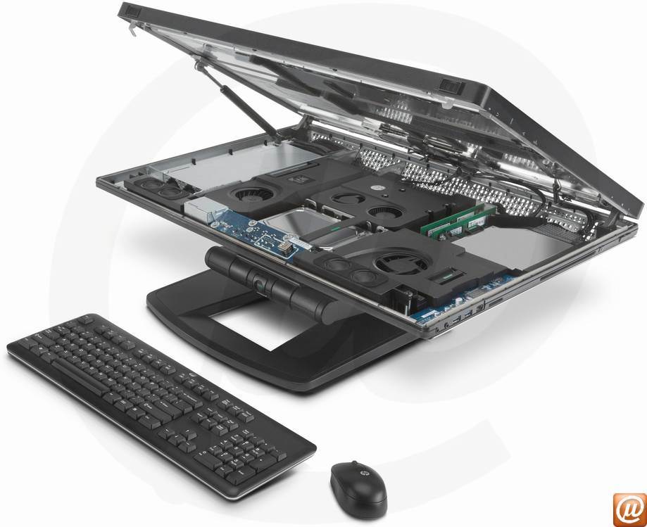 B2B63LA - Desktop-PC de alta performance Workstation All-in-One HP Z1 Xeon Quad-Core E3-1245 (3.30GHz) 4GB 160GB SSD 27" LED Gravador Blu-ray Windows 7 Professional 64 Wi-Fi N USB 3.0